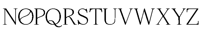 Bellovia Font UPPERCASE