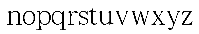 Bellovia Font LOWERCASE