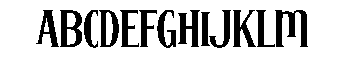 Bells Regular Font UPPERCASE