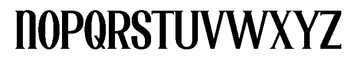 Bells Regular Font LOWERCASE