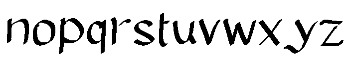 Belora Font LOWERCASE