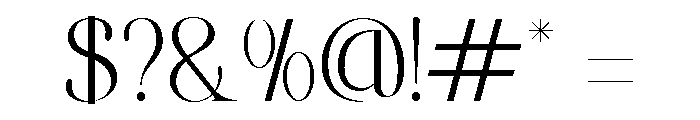 Belorient Regular Font OTHER CHARS