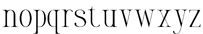 Belorient Regular Font LOWERCASE