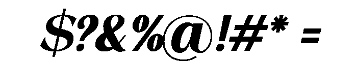 Belove Roxenia Italic Font OTHER CHARS