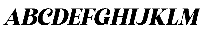 Belove Roxenia Italic Font UPPERCASE