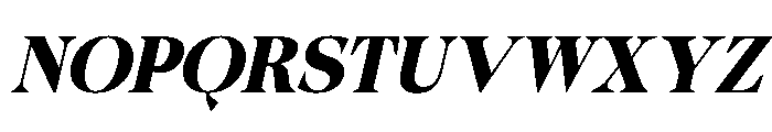 Belove Roxenia Italic Font UPPERCASE