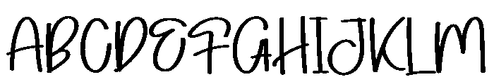 Beloved Barbie Font UPPERCASE