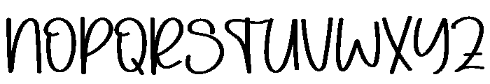 Beloved Barbie Font UPPERCASE