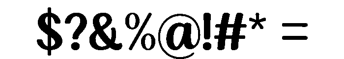 Beloved Children Regular Font OTHER CHARS