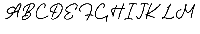 Beloved Children Font UPPERCASE