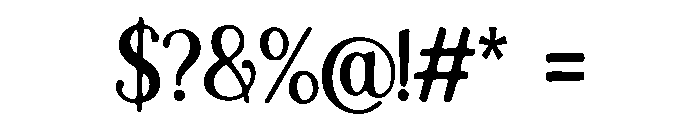 Beloved_Departed Font OTHER CHARS