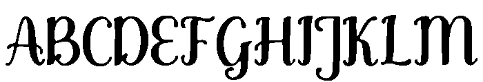 Beloved_Departed Font UPPERCASE