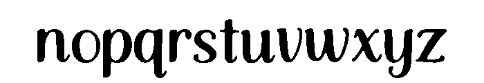 Beloved_Departed Font LOWERCASE