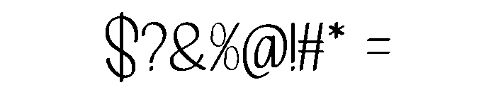 Beloved Kayla Regular Font OTHER CHARS