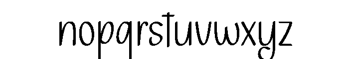 Beloved Kayla Regular Font LOWERCASE