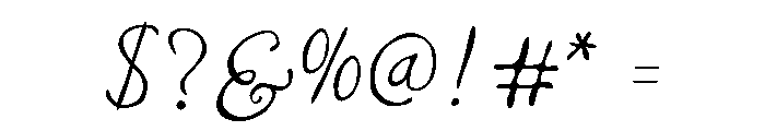 Beloved Place Script Font OTHER CHARS
