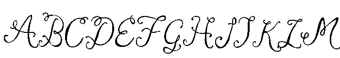 Beloved Place Script Font UPPERCASE