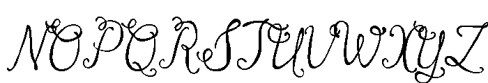 Beloved Place Script Font UPPERCASE