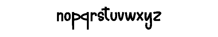 Beloved Valentines Font LOWERCASE