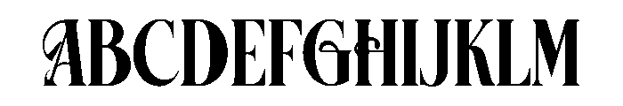 Belstera Font UPPERCASE