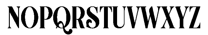 Belstera Font UPPERCASE