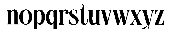 Belstera Font LOWERCASE