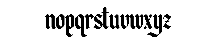 Beltina Font LOWERCASE