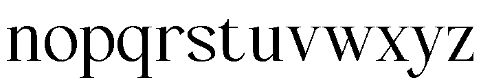 Belune Regular Font LOWERCASE