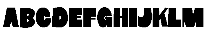 Belvega Regular Font UPPERCASE