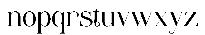 Belvind Font LOWERCASE