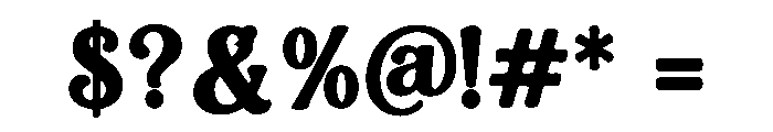 Belviora Font OTHER CHARS