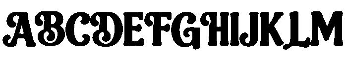 Belviora Font UPPERCASE