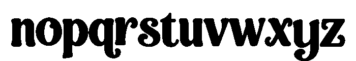 Belviora Font LOWERCASE