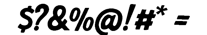 Belvona Medium Font OTHER CHARS