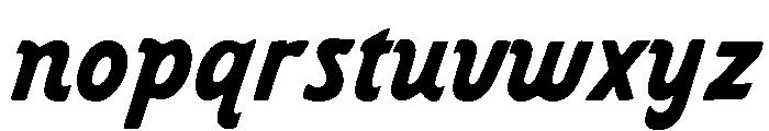 Belvona Medium Font LOWERCASE