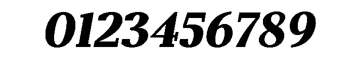 Belvoria Display Black Italic Font OTHER CHARS