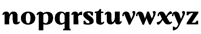 Belvoria Display Black Font LOWERCASE