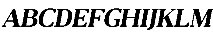 Belvoria Display Bold Italic Font UPPERCASE