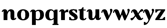 Belvoria Display Extra Bold Font LOWERCASE