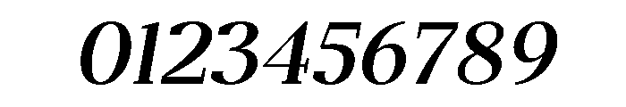 Belvoria Display Italic Font OTHER CHARS