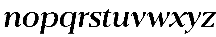 Belvoria Display Italic Font LOWERCASE