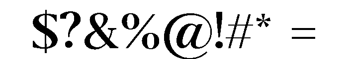 Belvoria Display Regular Font OTHER CHARS