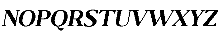 Belvoria Display SemBd Ita Font UPPERCASE