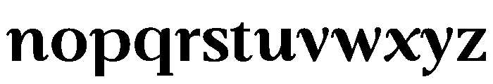 Belvoria Display Semi Bold Font LOWERCASE