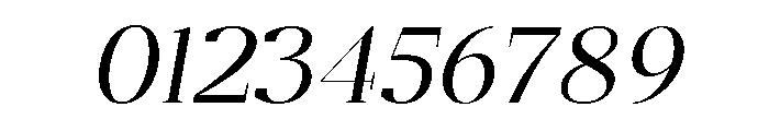 Belvoria Display Thin Italic Font OTHER CHARS