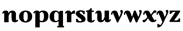 Belvoria Display Variable Black Font LOWERCASE