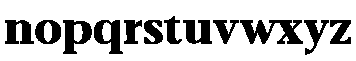 Belvoria Serif Black Font LOWERCASE