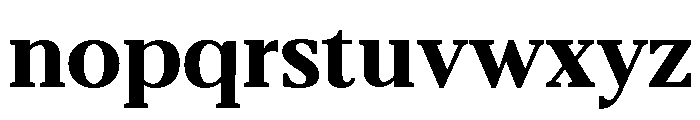 Belvoria Serif Bold Font LOWERCASE