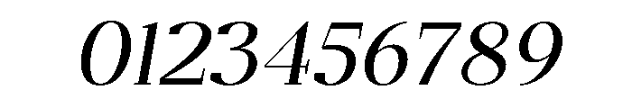 Belvoria Serif ExtLt Slant Font OTHER CHARS