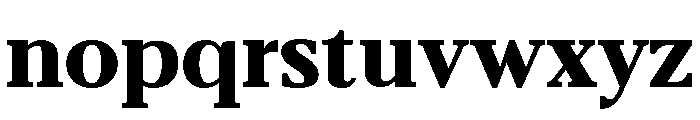 Belvoria Serif Extra Bold Font LOWERCASE